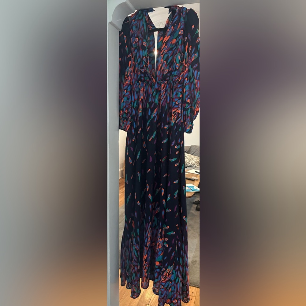 fashion, nova, long colorful dress  new without tags